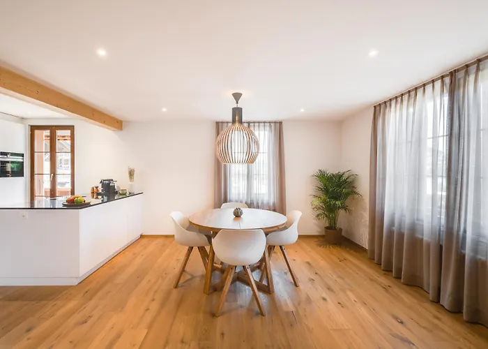 Bijou Side - Mit Seesicht Und Privatstrand Lejlighed Faulensee