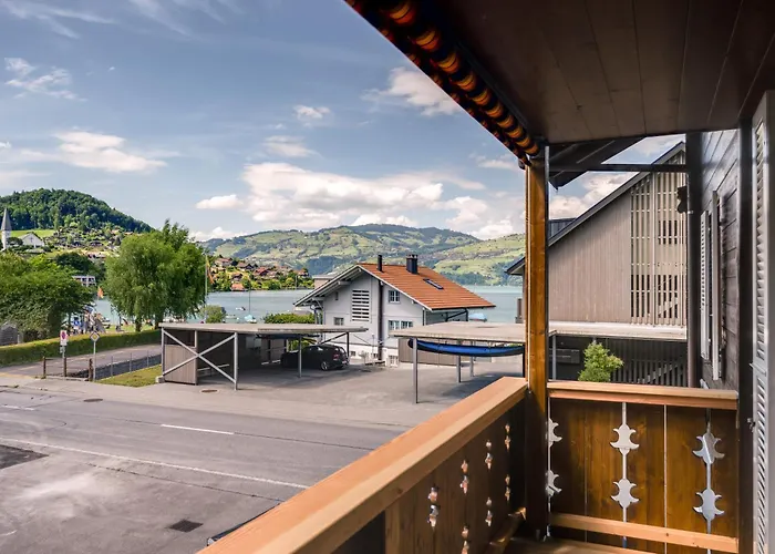 Bijou Side - Mit Seesicht Und Privatstrand Lejlighed Faulensee